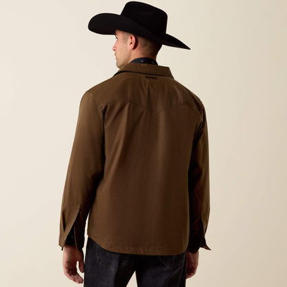 Waxed Cotton Shirt Jacket - US 1642