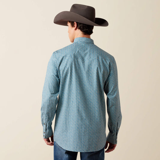 Wrinkle Free Bram Fitted Snap Shirt - US 4127