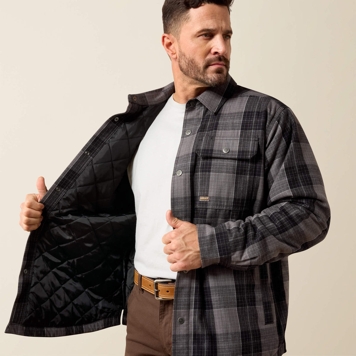 Rebar Flannel Insulated Shirt Jacket - US 1476