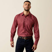 BIKING RED GEO PRINT