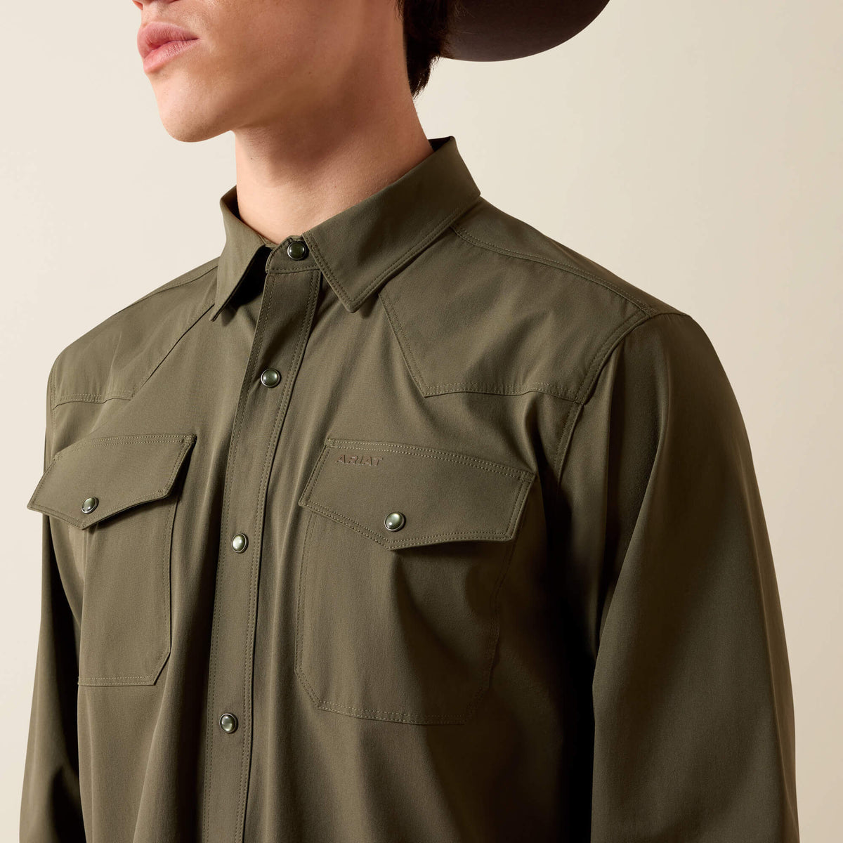 FrontierTough VentTEK Western Fitted Snap Shirt - US 1220