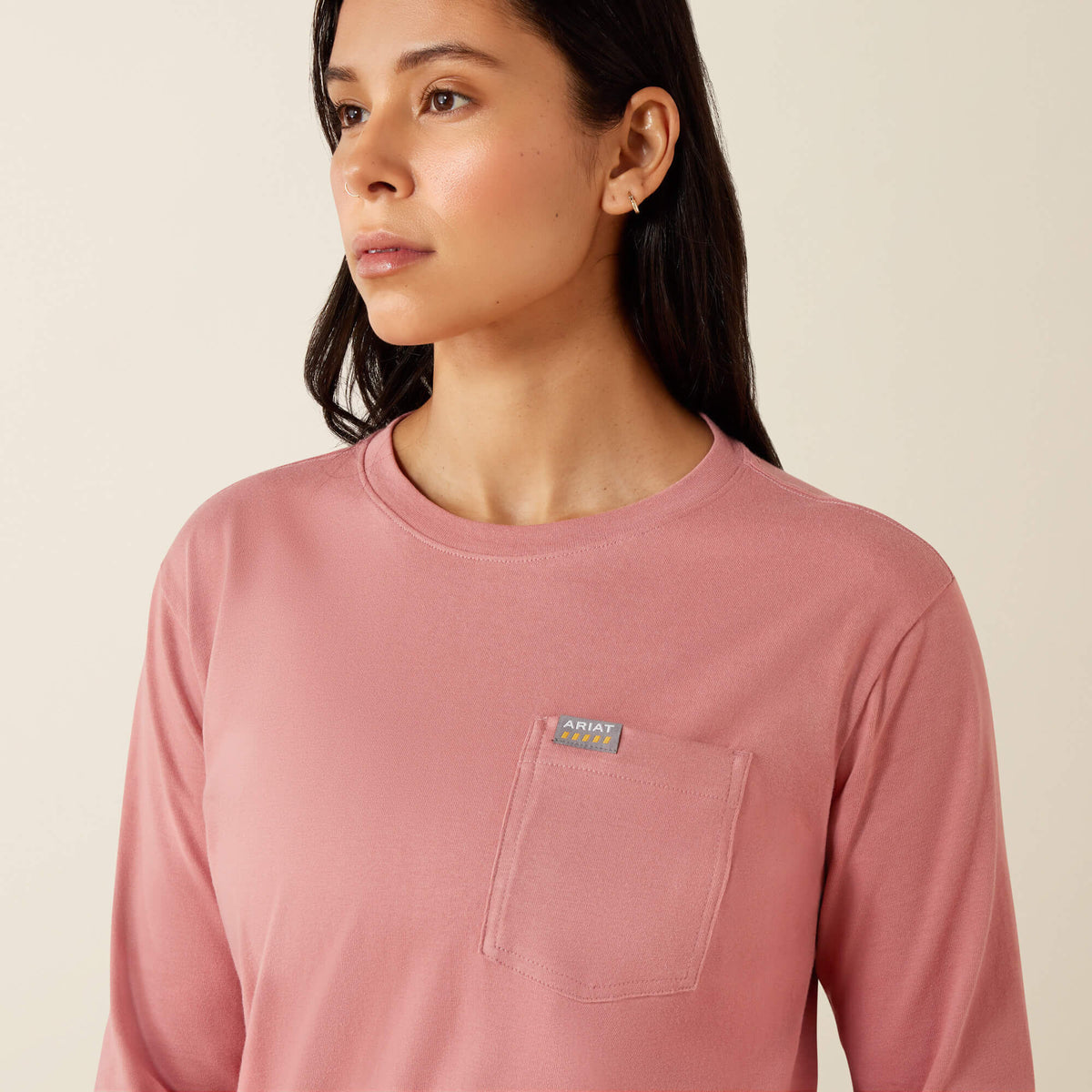 Rebar Cotton Strong Flying Eagle Long Sleeve T-Shirt - US 8863