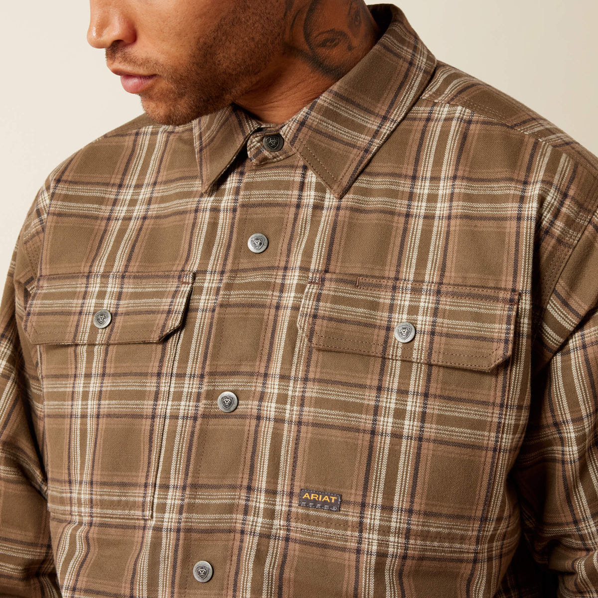 Rebar Flannel Insulated Shirt Jacket - US 8881
