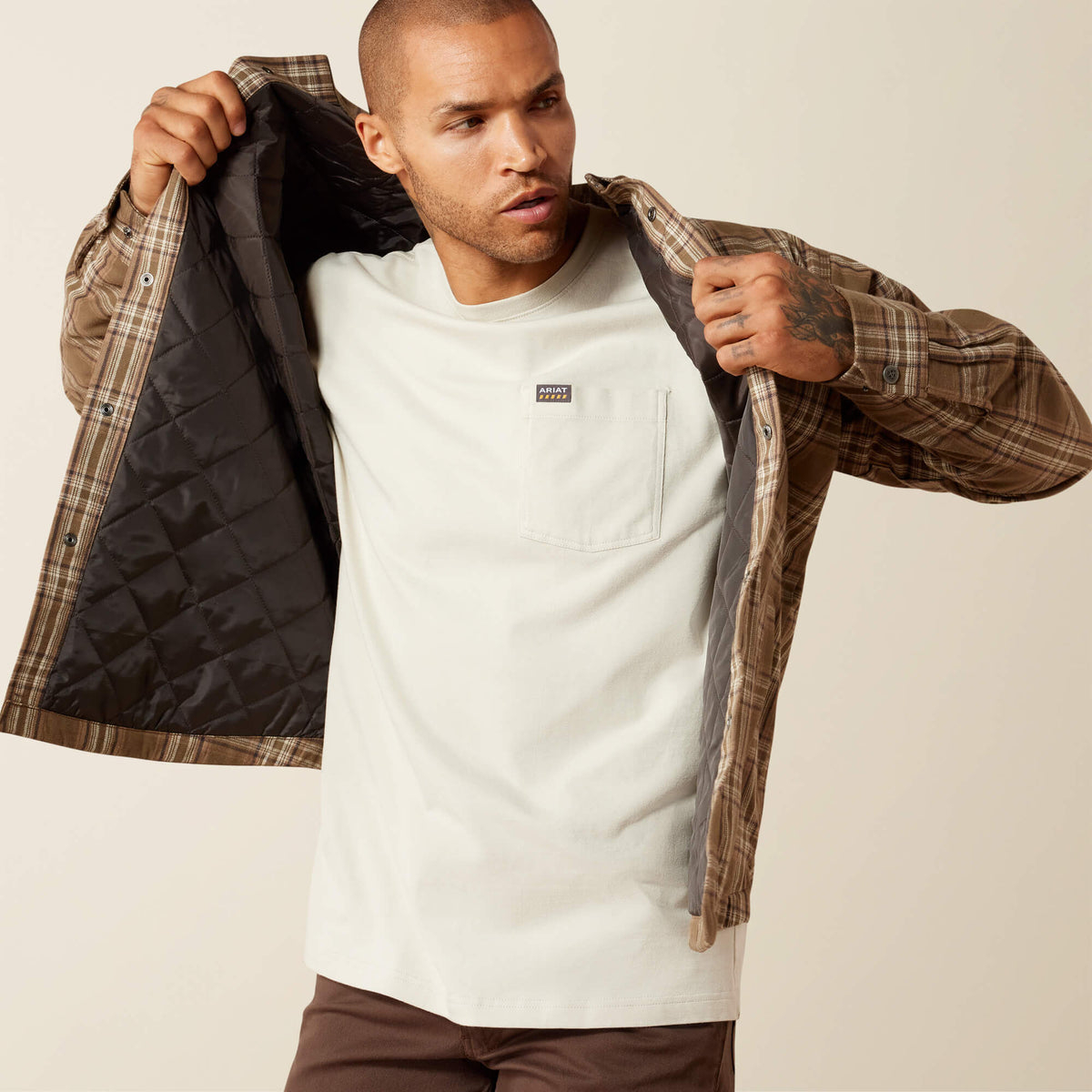 Rebar Flannel Insulated Shirt Jacket - US 8881