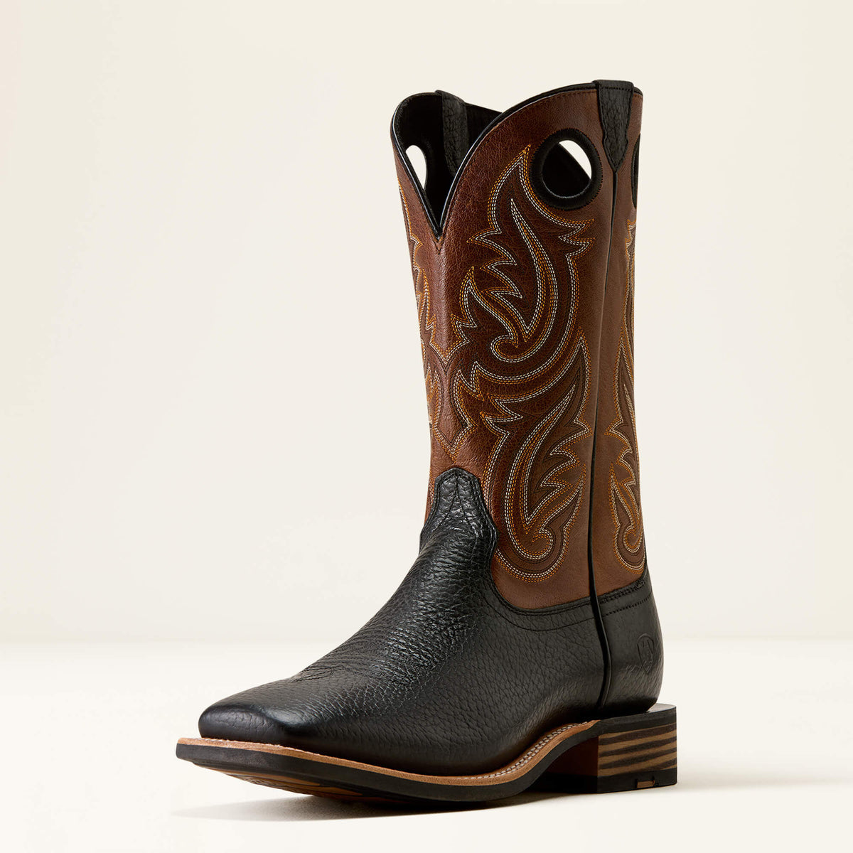 Highland Toughstock Wide Square Toe Western Boot - US 0874