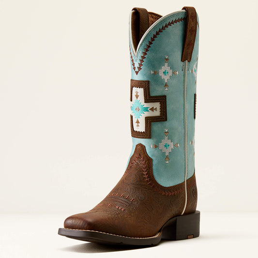 Round Up Cantina Wide Square Toe Western Boot - US 9774
