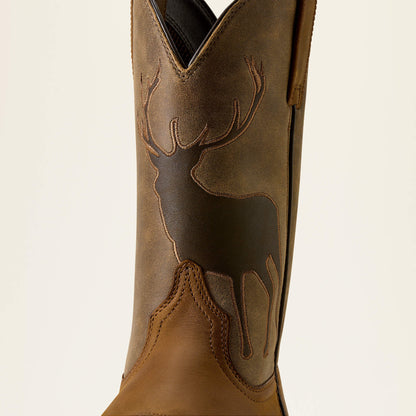 Sport Trail Cam Wide Square Toe Cowboy Boot - US 9227
