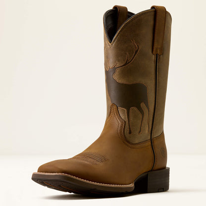 Sport Trail Cam Wide Square Toe Cowboy Boot - US 9227