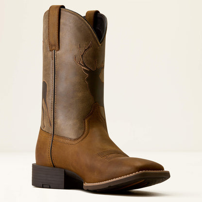 Sport Trail Cam Wide Square Toe Cowboy Boot - US 9227