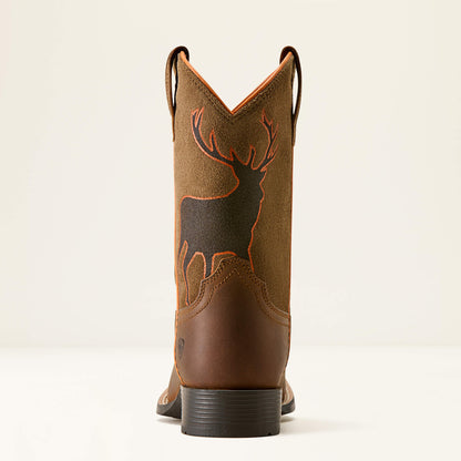 Trail Cam Wide Square Toe Western Boot - US 9772
