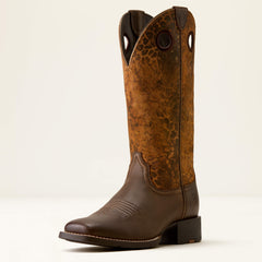 DARK CACAO|DISTRESSED LEOPARD