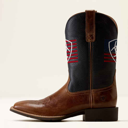 Sport Freedom Wide Square Toe Cowboy Boot - US 8852