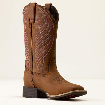 Round Up Waterproof Wide Square Toe Western Boot - US 2769