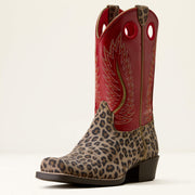 NEUTRAL LEOPARD|FIERY RED