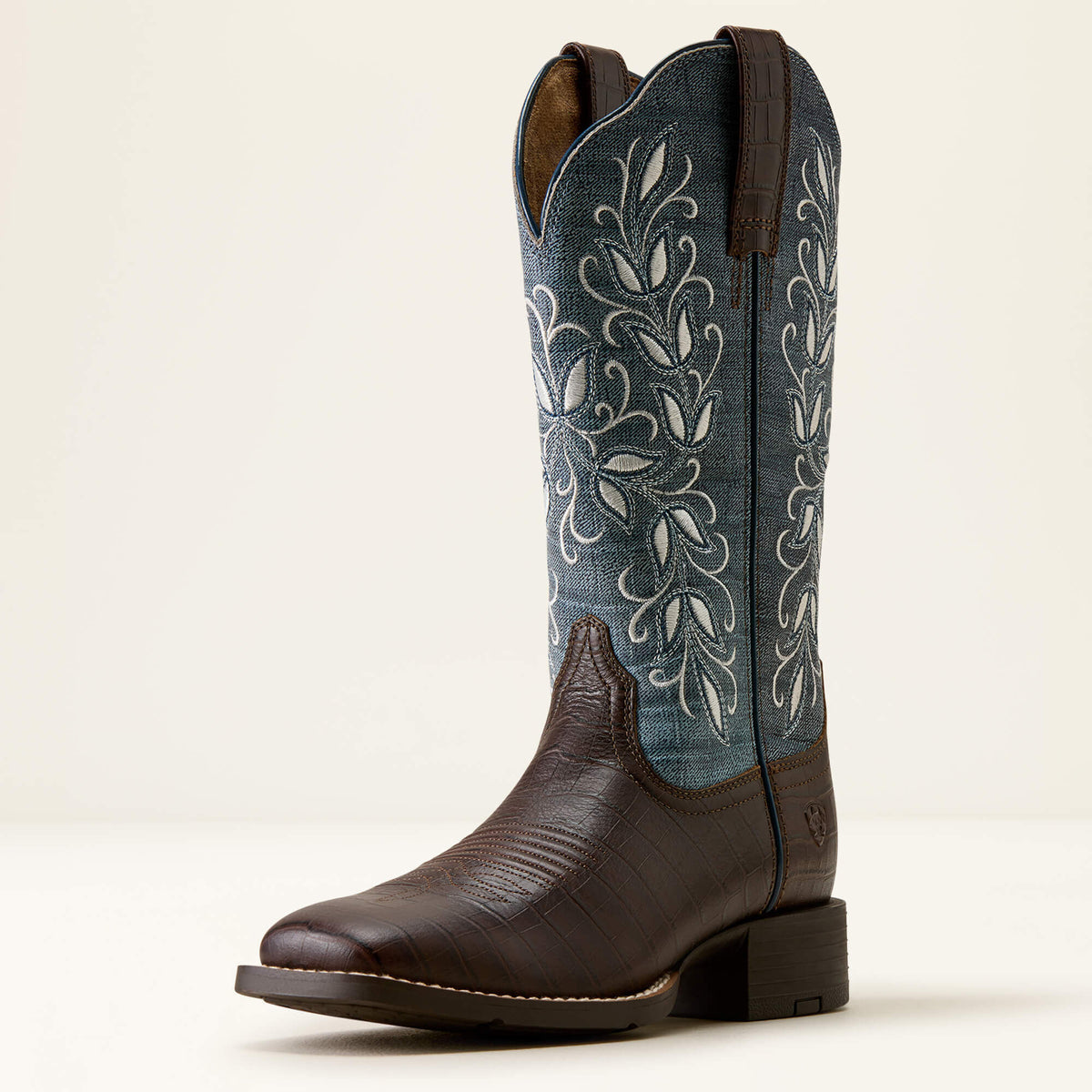 Round Up Holly Wide Square Toe Western Boot - US 1781