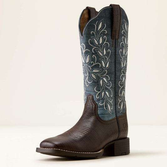 Round Up Holly Wide Square Toe Western Boot - US 1781