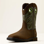 Groundwork Waterproof Wide Square Toe Steel Toe Work Boot - US 6595