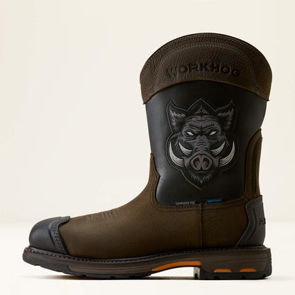 WorkHog Full Boar Waterproof Wide Square Toe Composite Toe Work Boot - US 0742
