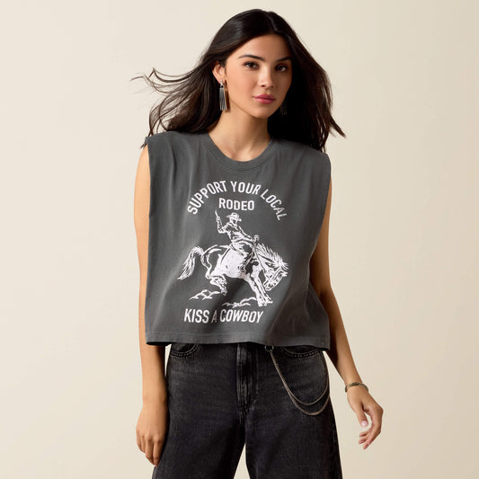 Ariat Kiss a Cowboy T-Shirt - US 6182