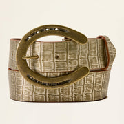 CHAMPAGNE PEARL CROC PRINT
